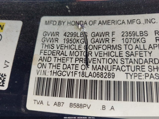 Honda Accord Lx