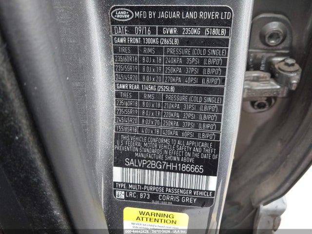 Land Rover Range Rover Evoque