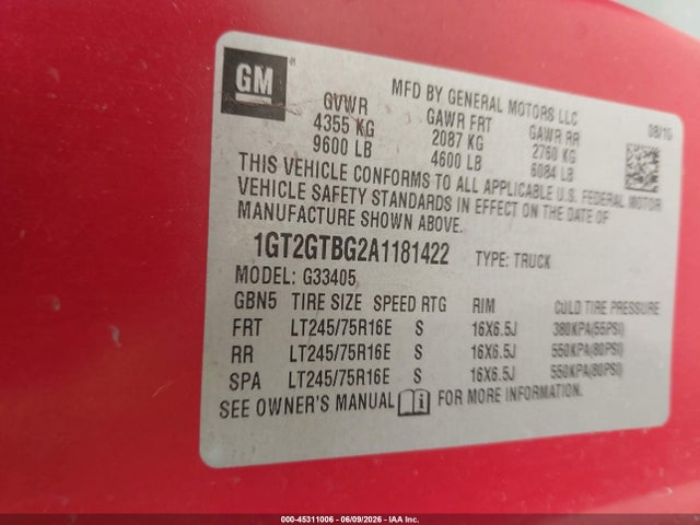 GMC Savana Work Van