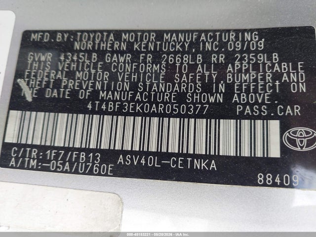 Toyota Camry Le
