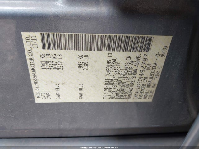 Nissan Altima 2.5 S