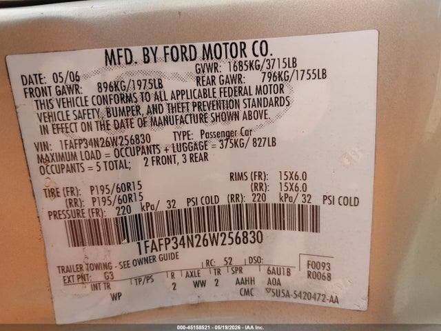Ford Focus Zx4