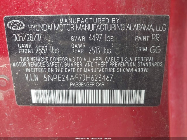 Hyundai SONATA Se