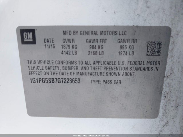 Chevrolet Cruze Ltz Auto