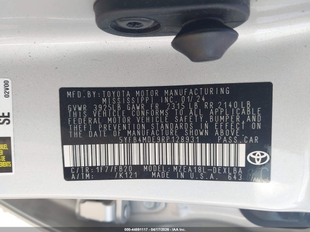 Toyota Corolla Le