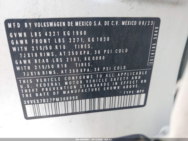 Volkswagen Taos 1.5t Se