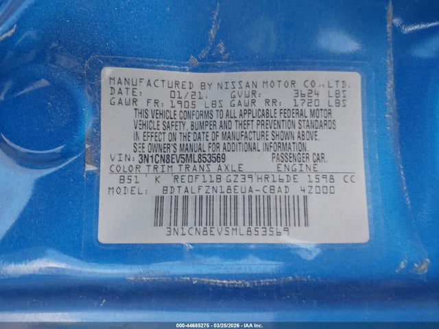 Nissan Versa Sv Xtronic Cvt