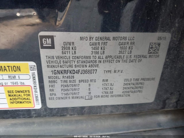 Chevrolet Traverse Ls