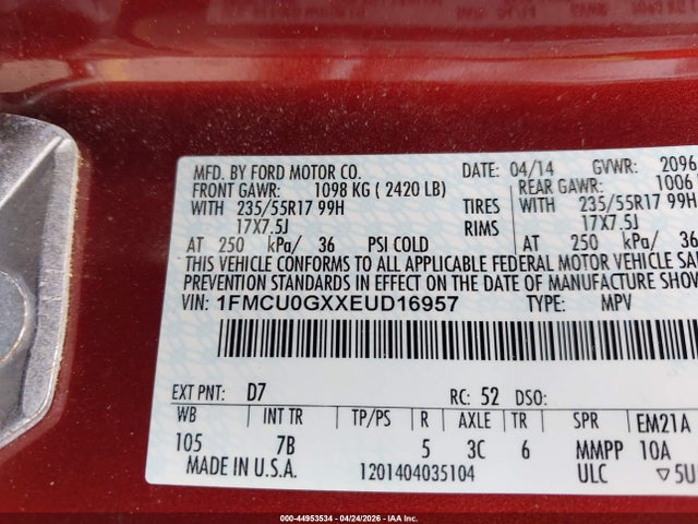 Ford Escape Se