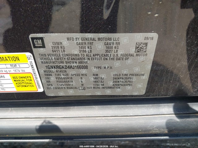 Chevrolet Traverse 1lt