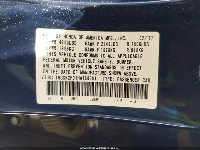 Honda Accord Lx