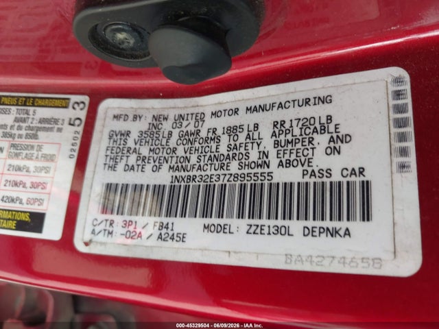 Toyota Corolla Le