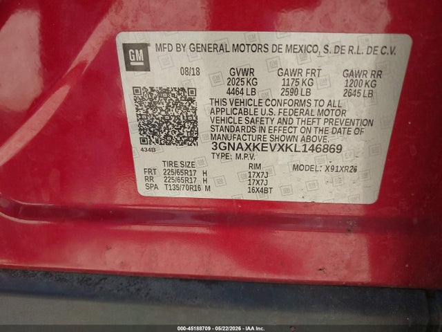 Chevrolet Equinox Lt