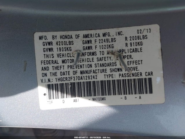 Honda Accord Lx