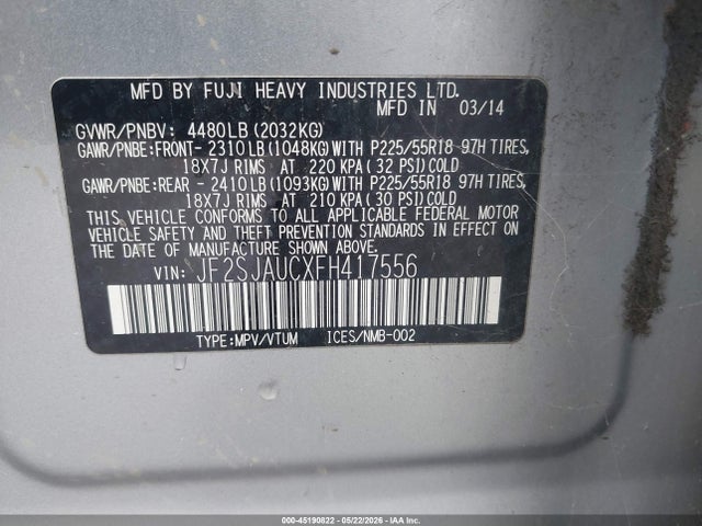 Subaru Forester 2.5i Touring