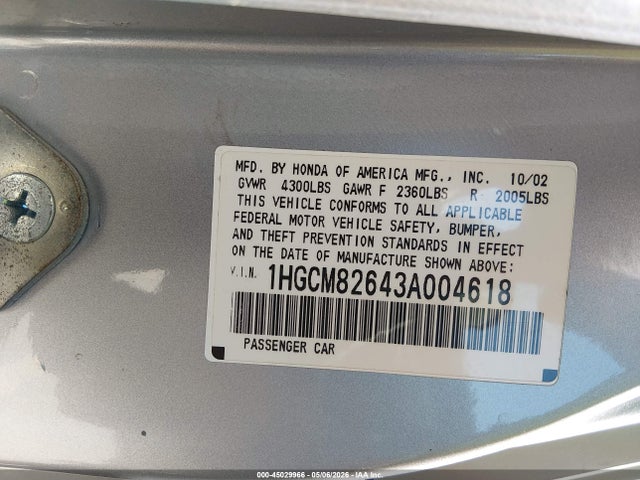 Honda Accord 3.0 Ex