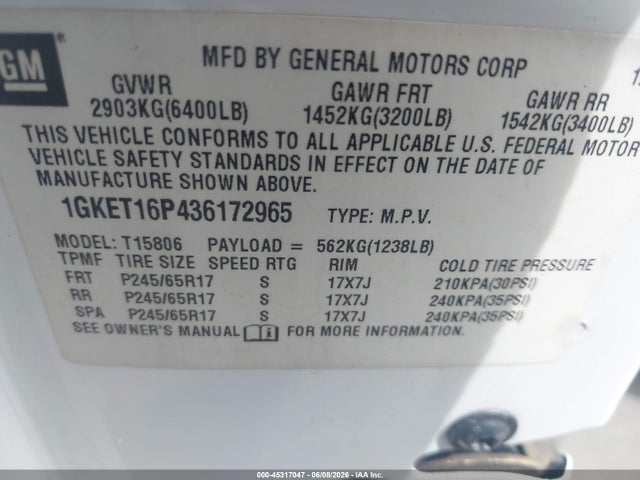 GMC Envoy XL Slt