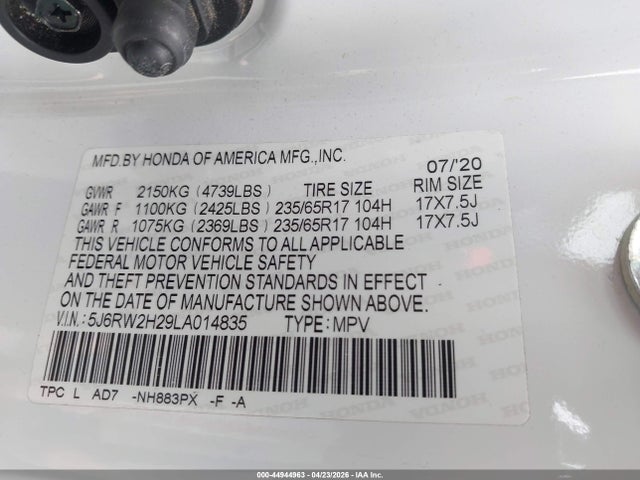 Honda CR-V Awd Lx