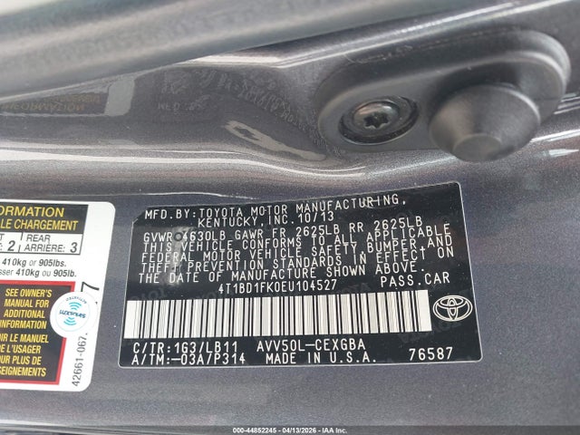 Toyota Camry Xle