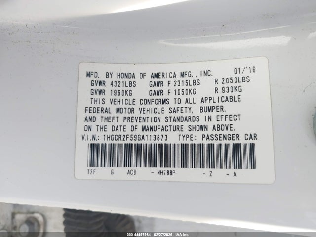 Honda Accord Sport
