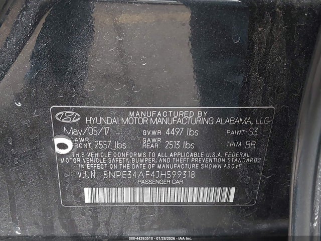 Hyundai SONATA Sel