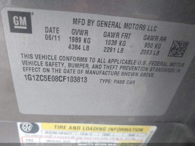 Chevrolet Malibu 1lt