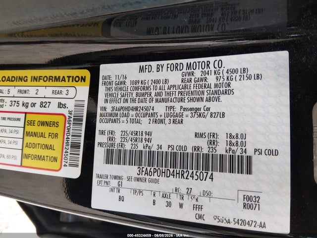 Ford Fusion Se