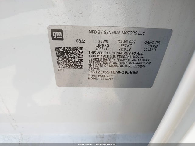 Chevrolet Malibu Fwd Lt