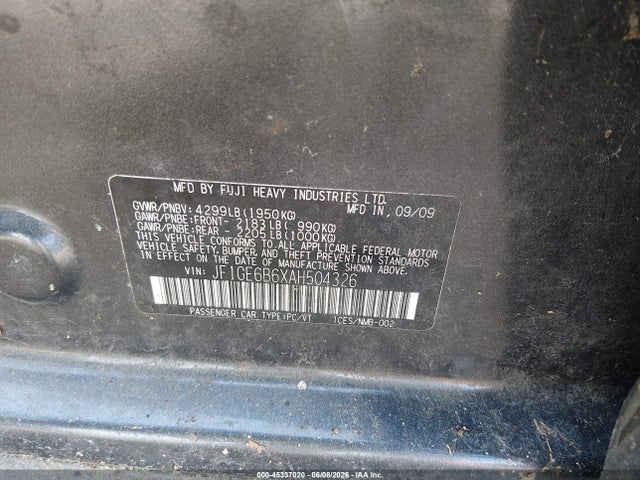 Subaru Impreza 2.5i Premium