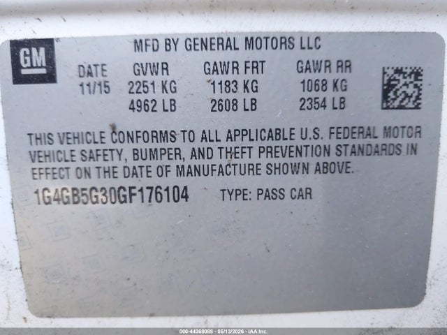 Buick LaCrosse Leather