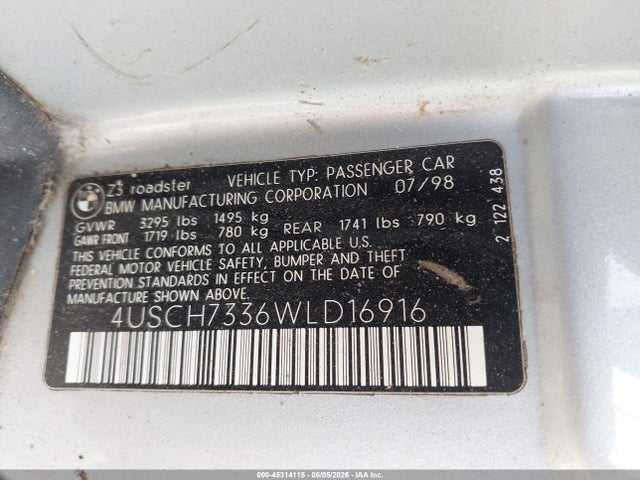 BMW Z Series 1.9