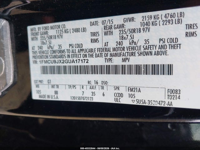 Ford Escape Titanium