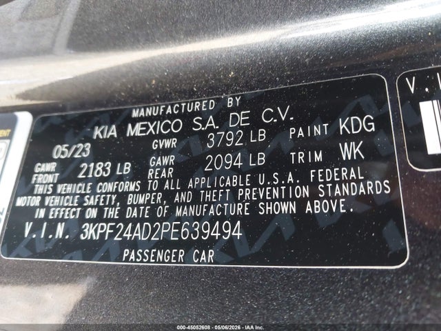 Kia Forte Lxs