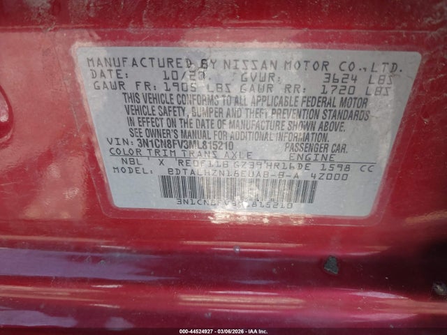 Nissan Versa Sr Xtronic Cvt