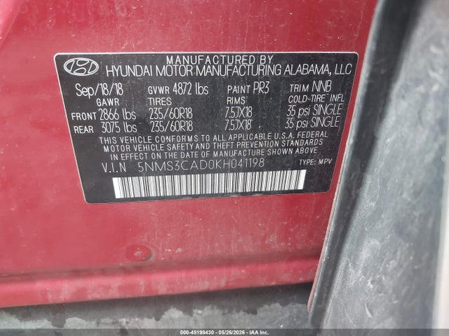 Hyundai SANTA FE Sel Plus