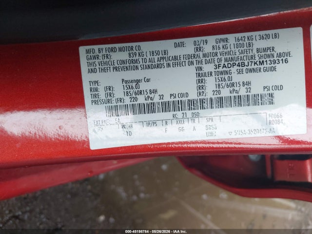 Ford Fiesta Se
