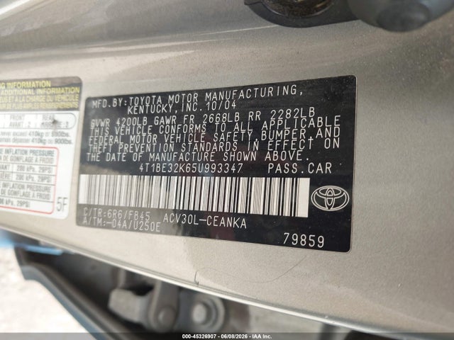 Toyota Camry Le
