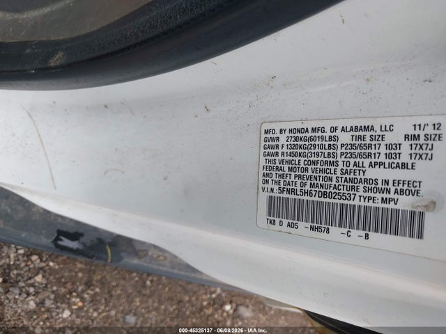 Honda Odyssey Ex-l