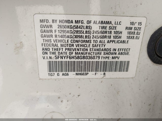 Honda Pilot Ex-l