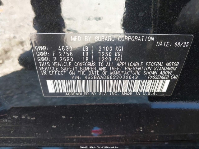 Subaru Legacy Premium