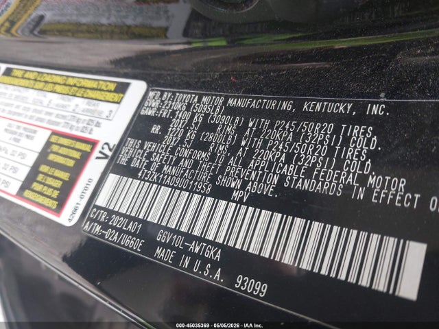 Toyota Venza Base V6