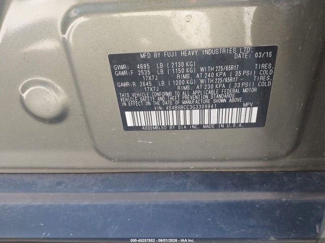 Subaru Outback 2.5i Premium