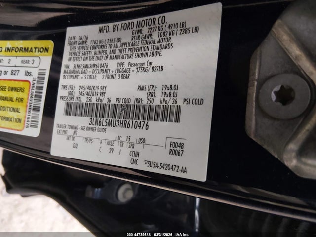 Lincoln MKZ Hybrid Reserve