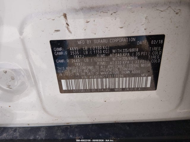 Subaru Outback 2.5i Limited