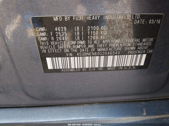 Subaru Legacy 3.6r Limited