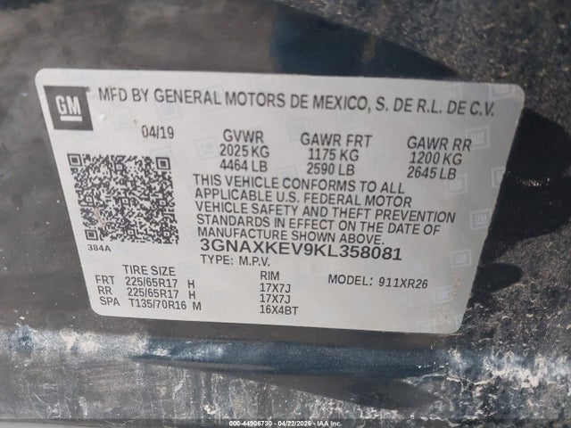 Chevrolet Equinox Lt