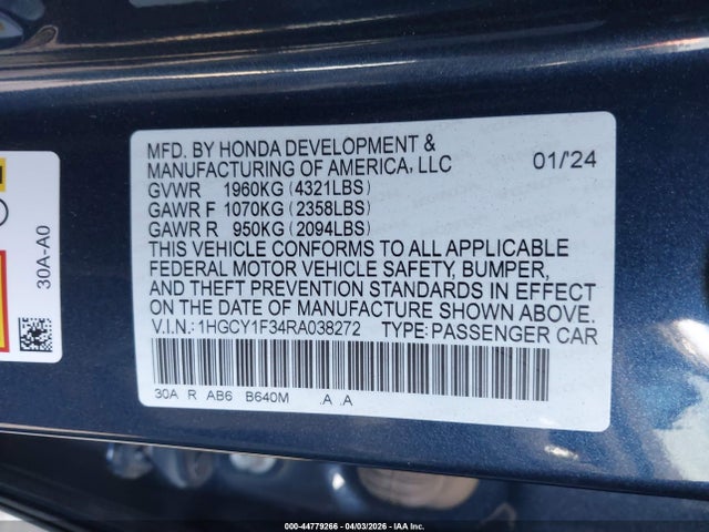 Honda Accord Ex