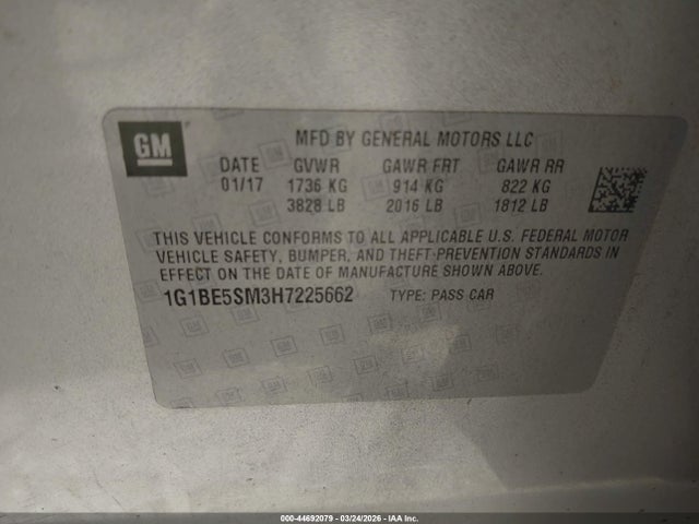 Chevrolet Cruze Lt Auto