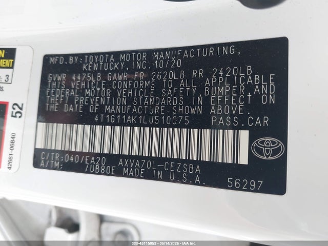 Toyota Camry Se