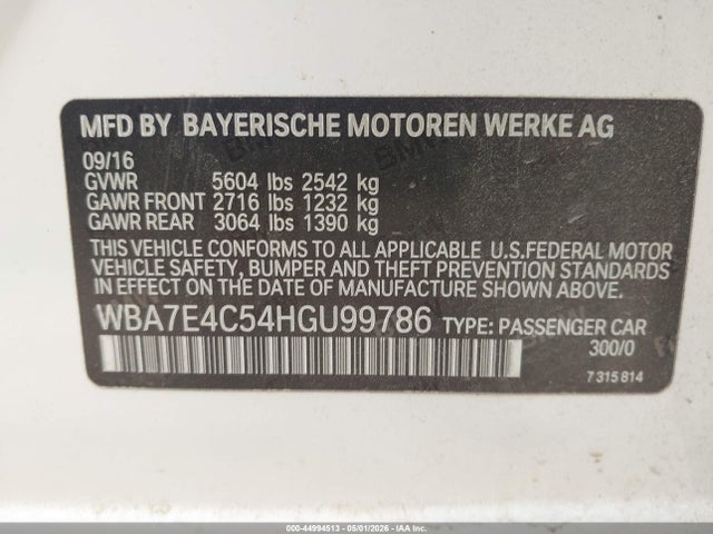 BMW 7 Series Xdrive